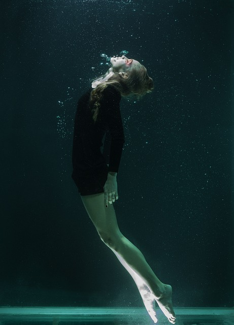 underwater, model, portrait