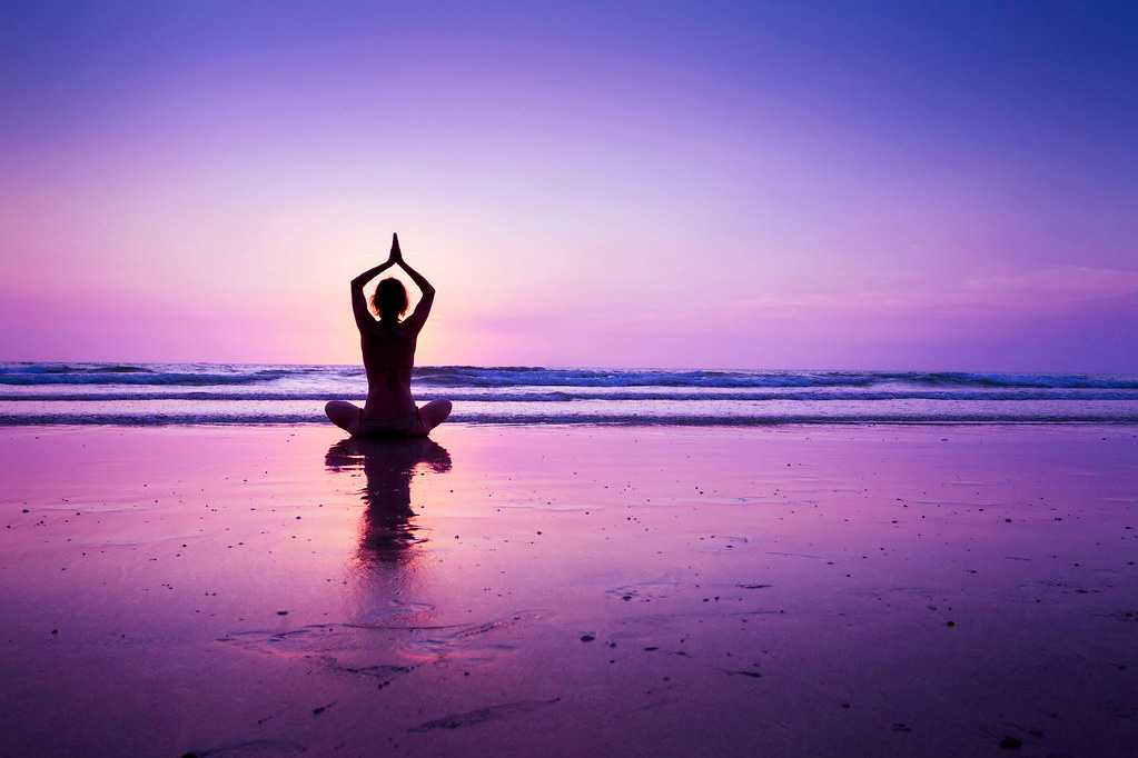 View of Muscle Beach and Yoga Sessions on the beach