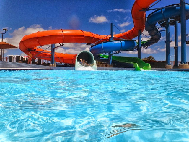 waterslide, waterpark, aquapark